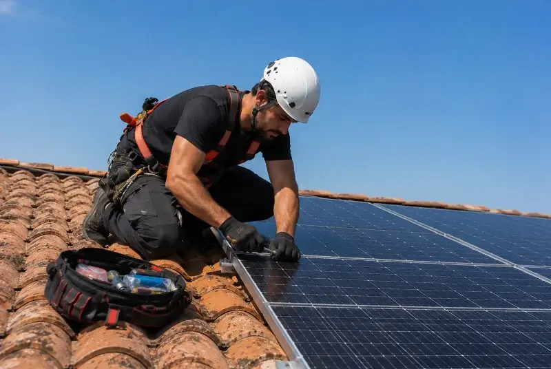 Maintenance et monitoring de panneaux solaires à Carbes
