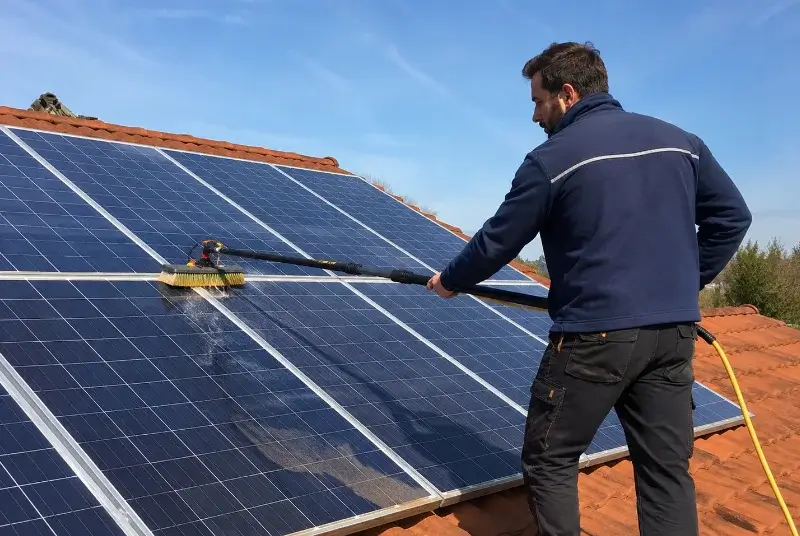 Nettoyage et entretien de panneaux solaires à Carbes
